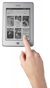Kindle Touch mit Bedienung